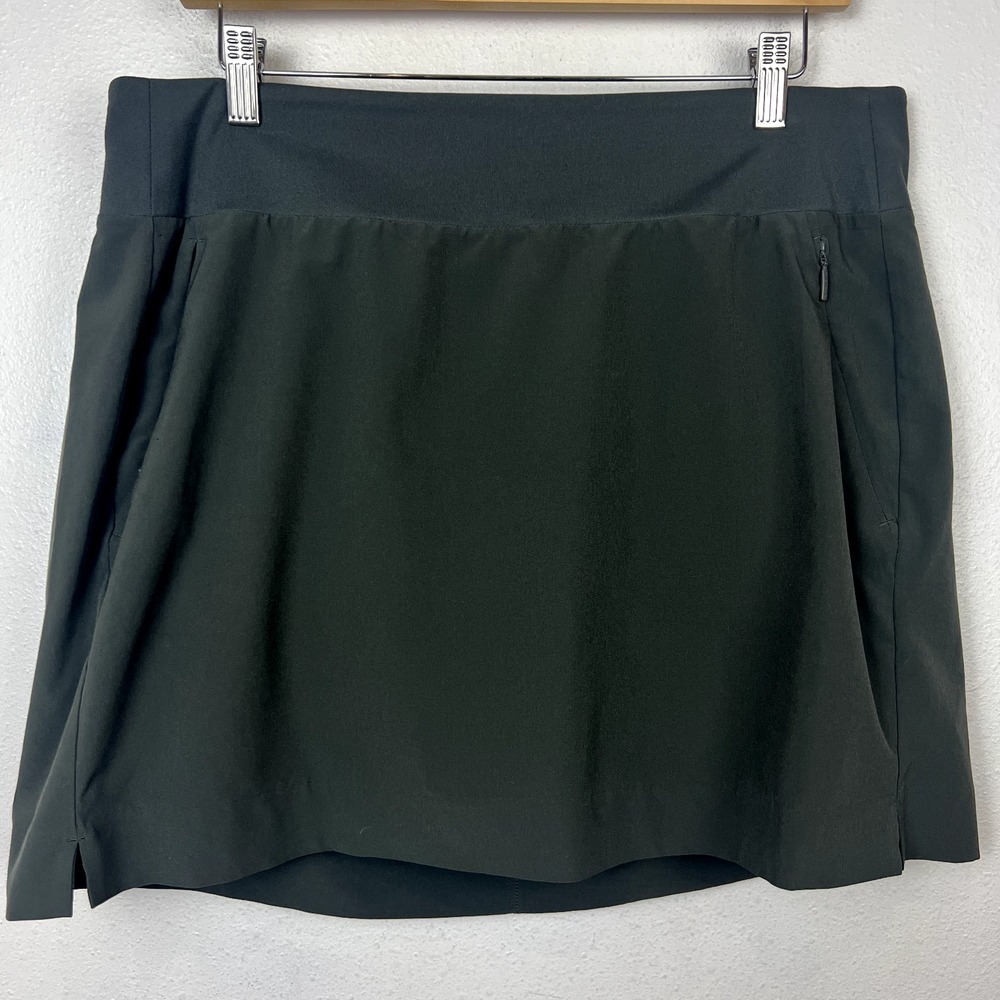 Athleta Skort Womens Size 16 Green Tennis Gym Golf Athletic Skirt Outdoors